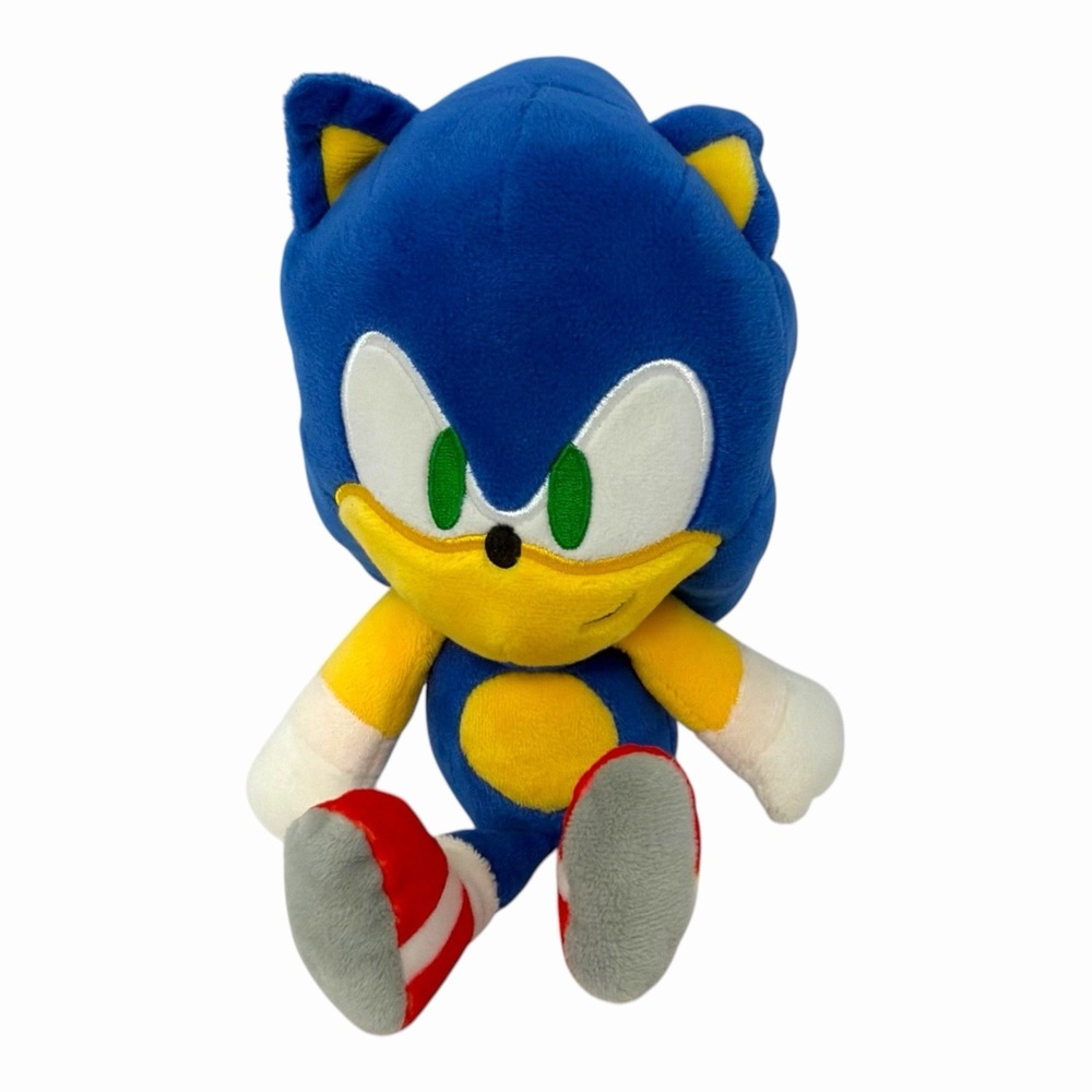 SEGA‎ Sonic The Hedgehog Blue Plush Stuffed Animal Toy 8 Inch Video Game Figure